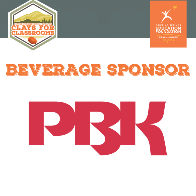 PBK beverage sponsor for Clays for Classrooms DSEF event